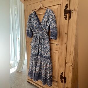 Paisley Blue Dress Forum NWT